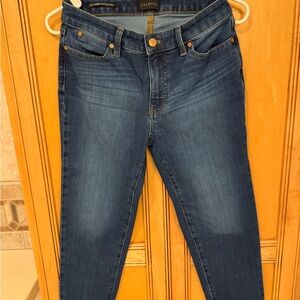 Talbots Blue Skinny Jeans with Tapered Leg